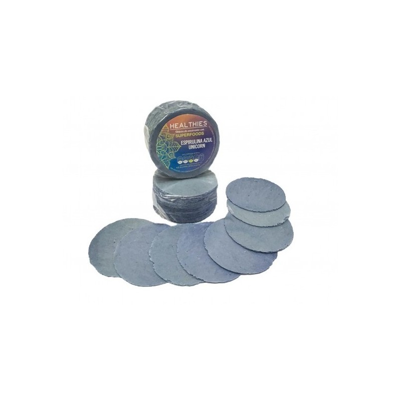 Obleas de Amaranto Sabor Espirulina Azul Unicorn Healthies Obleas 60g