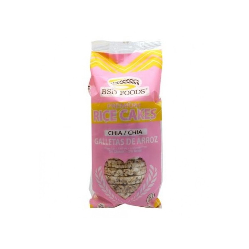 Galletas de Arroz y Chía BSD Foods 72 g