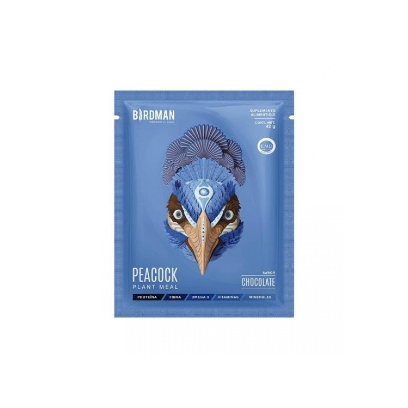 Peacock Plant Meal Sabor Chocolate Birdman 42 g